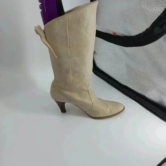 LEATHER HEEL  ANKLE BOOTS - Picture 5 of 6